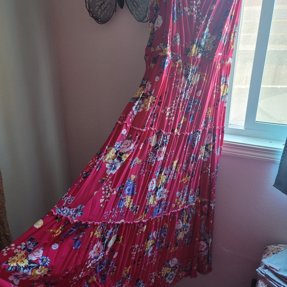 Tiered maxi dress